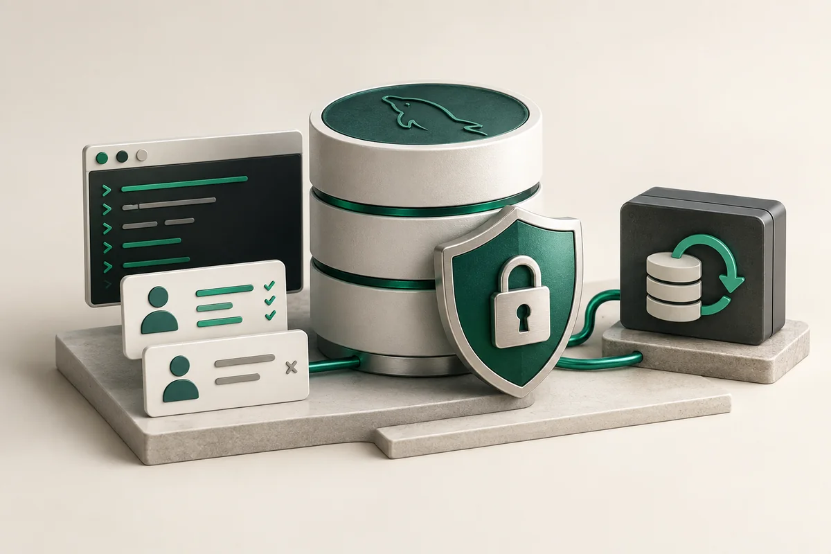 Иллюстрация к статье «Безопасная настройка MariaDB и MySQL на VPS»