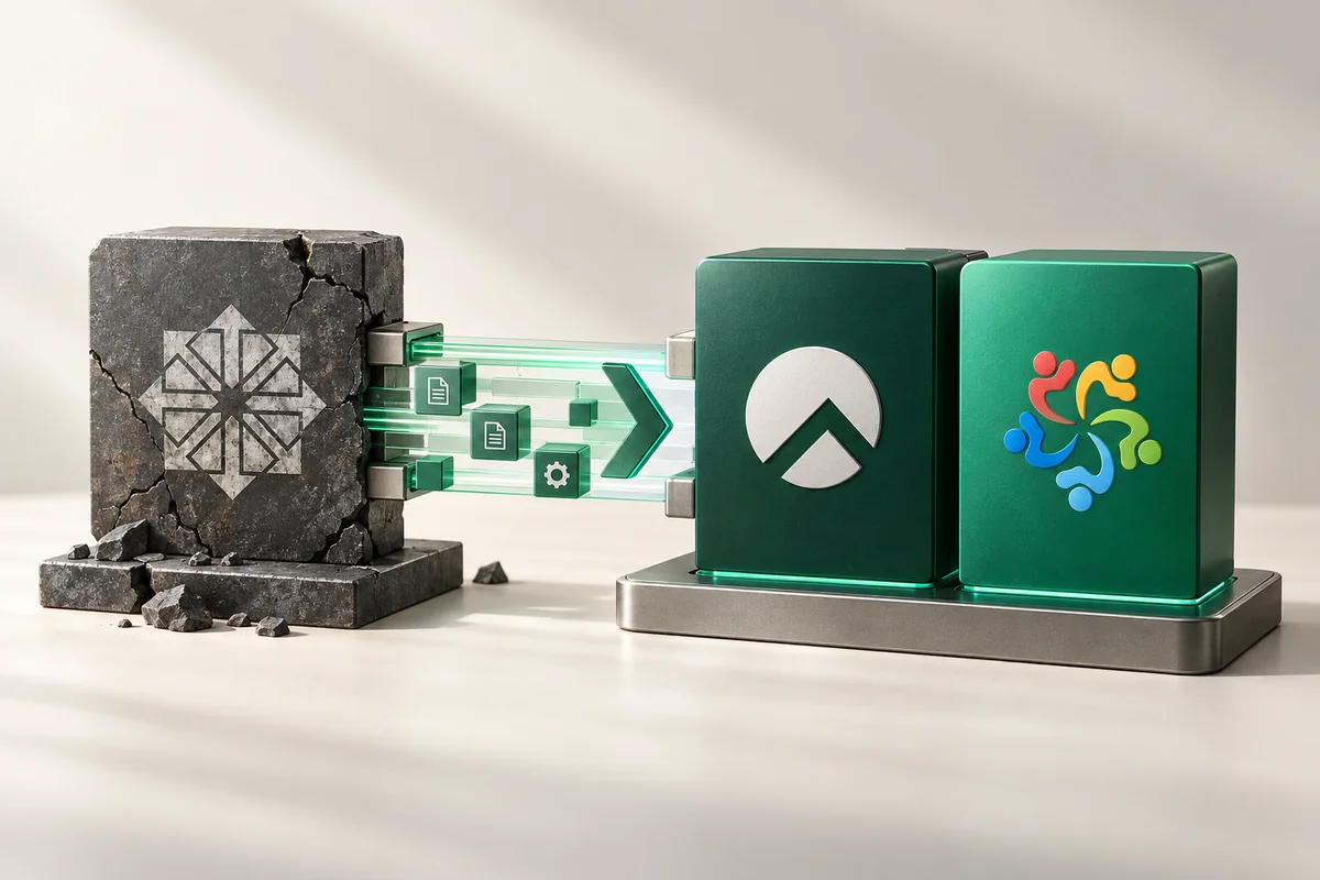 Иллюстрация к статье «Миграция с CentOS 8 на Rocky Linux или AlmaLinux»