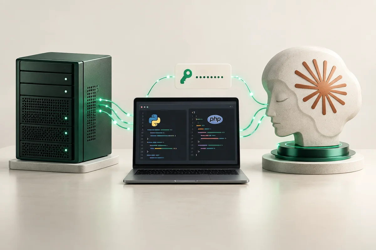 Иллюстрация к статье «Claude API (Anthropic): подключение и интеграция с VPS»