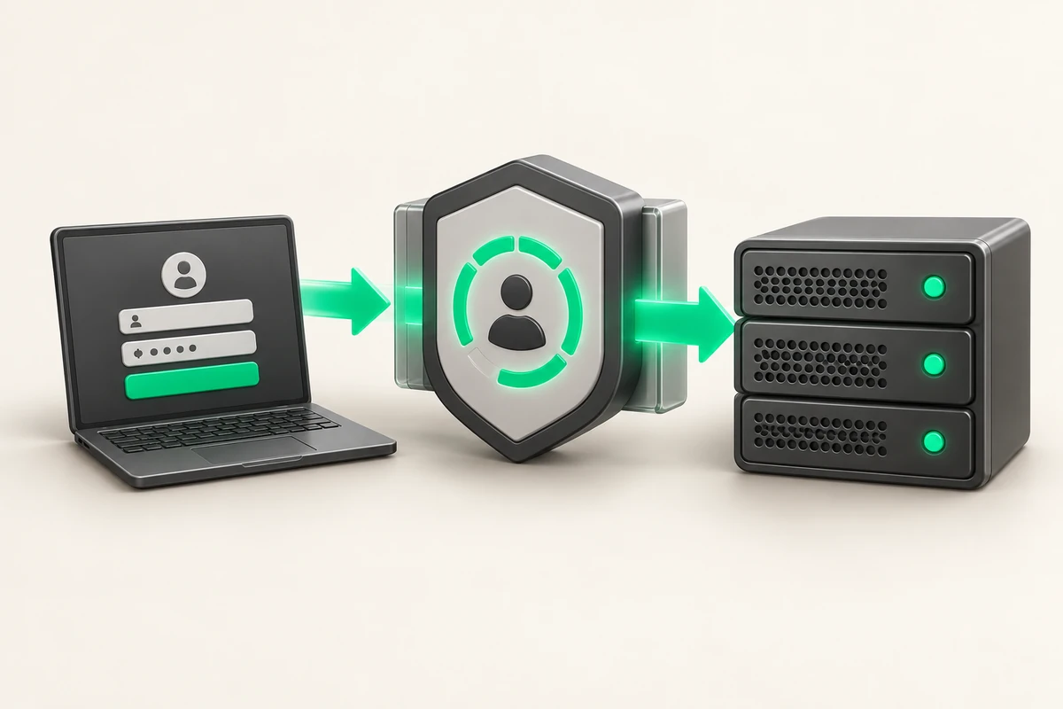 Иллюстрация к статье «Cloudflare Access: защита админки по модели Zero Trust»