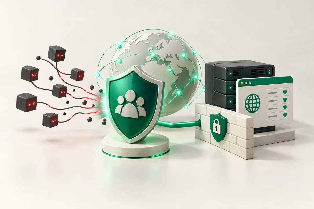 Иллюстрация к статье «CrowdSec: современная IPS-система защиты для VPS»