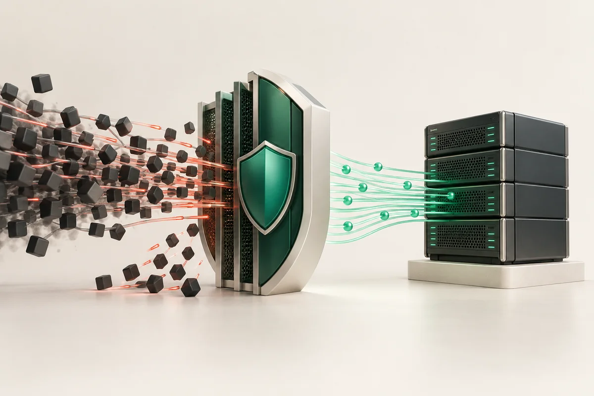 Иллюстрация к статье «DDoS-защита на ZevsHost: как это работает»