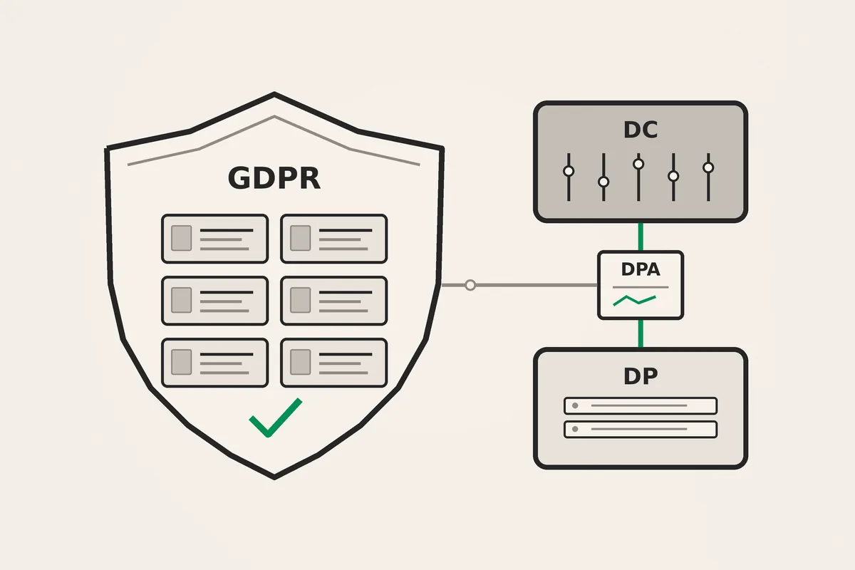 Иллюстрация к статье «GDPR для сайта на хостинге: что требуется на практике»