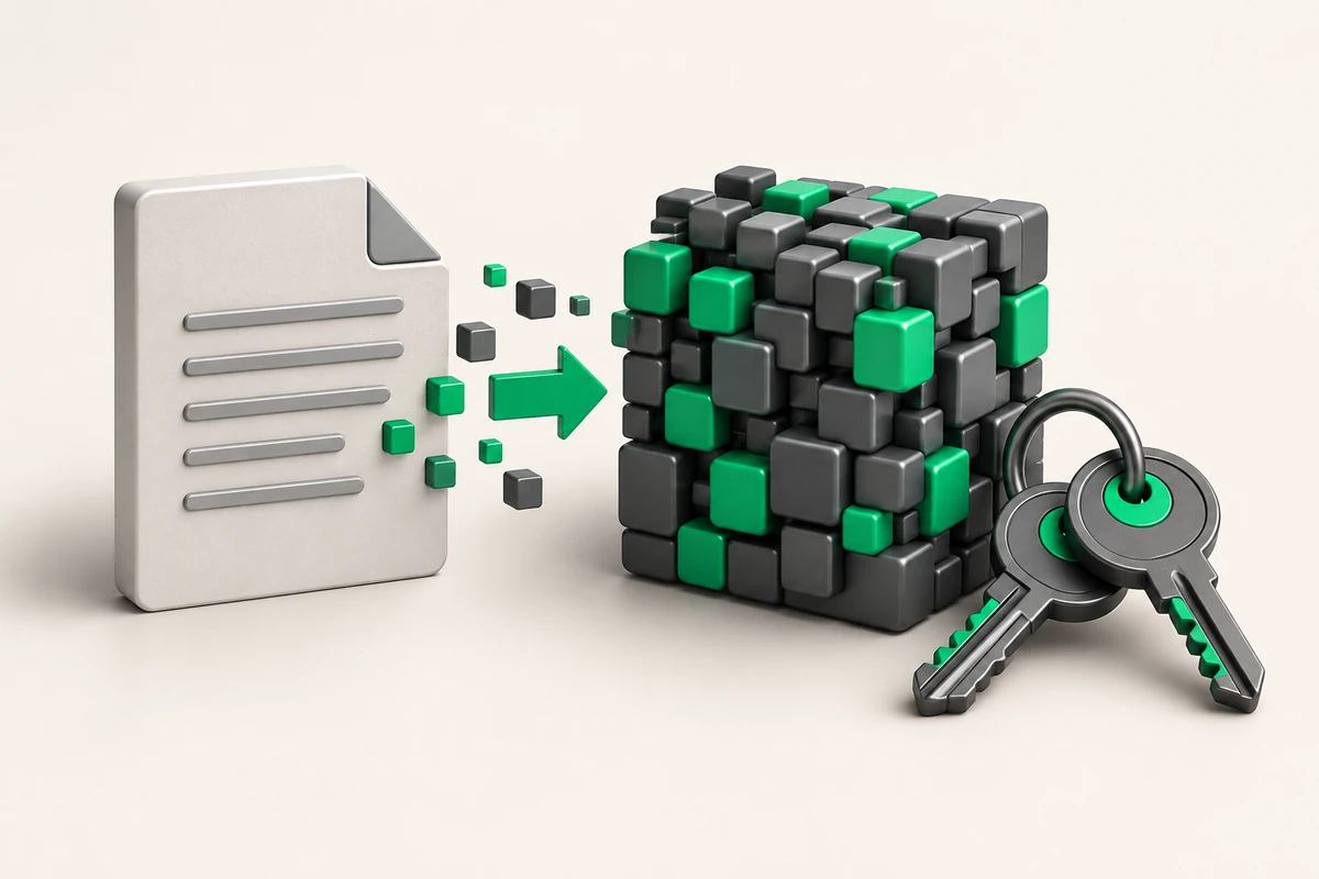 Иллюстрация к статье «GPG: шифрование файлов и резервных копий на сервере»