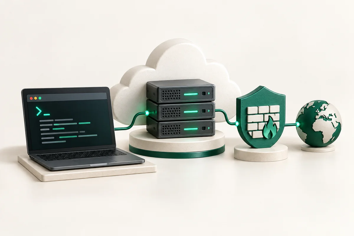 Иллюстрация к статье «Hetzner Cloud: создание и настройка серверов через API»