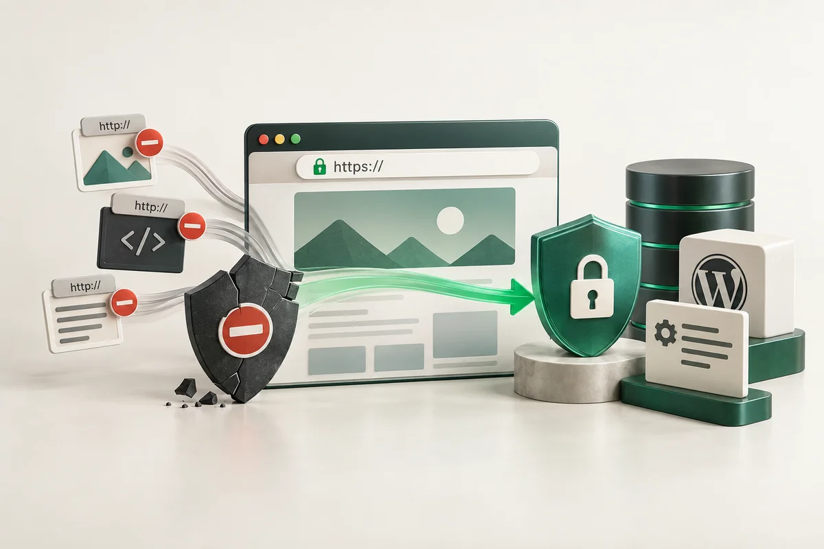 Иллюстрация к статье «Mixed Content HTTPS: как найти и исправить ошибки»
