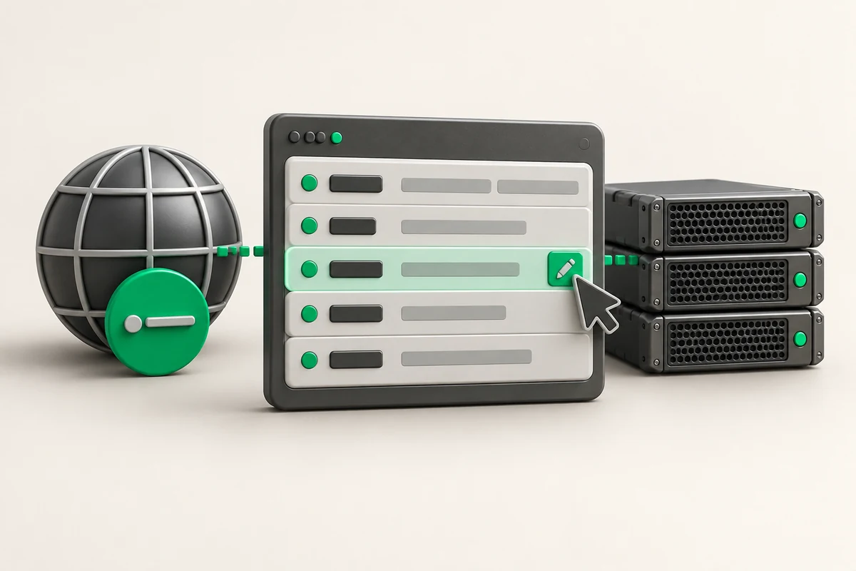 Иллюстрация к статье «DNS-зоны в ISPmanager 6: как управлять записями домена»
