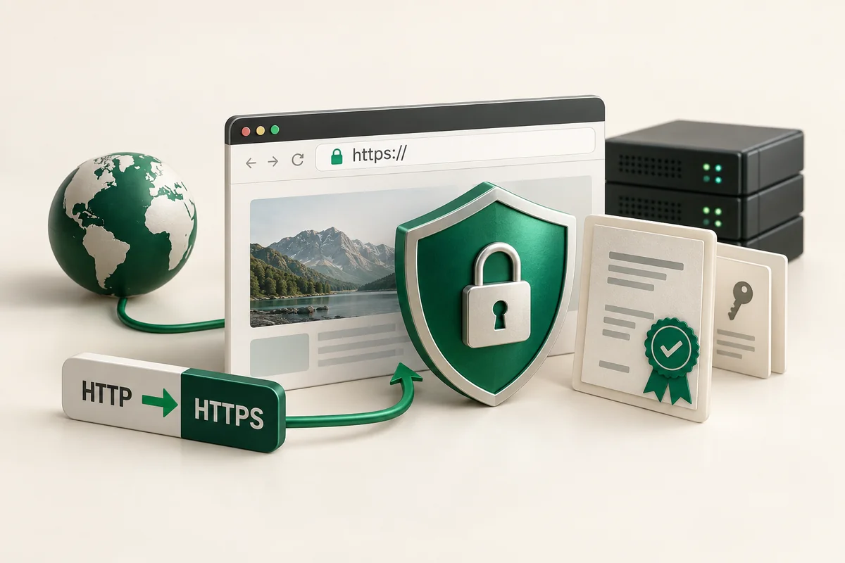 Иллюстрация к статье «SSL в ISPmanager 6: Let's Encrypt и загрузка своего сертификата»