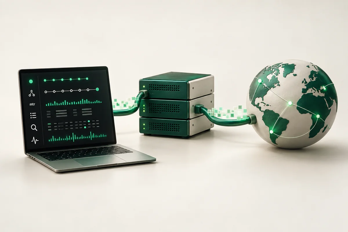 Иллюстрация к статье «Диагностика сети Linux: ping, traceroute, netstat, ss и tcpdump»