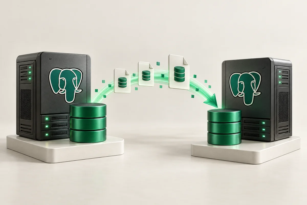Иллюстрация к статье «Миграция PostgreSQL между серверами»