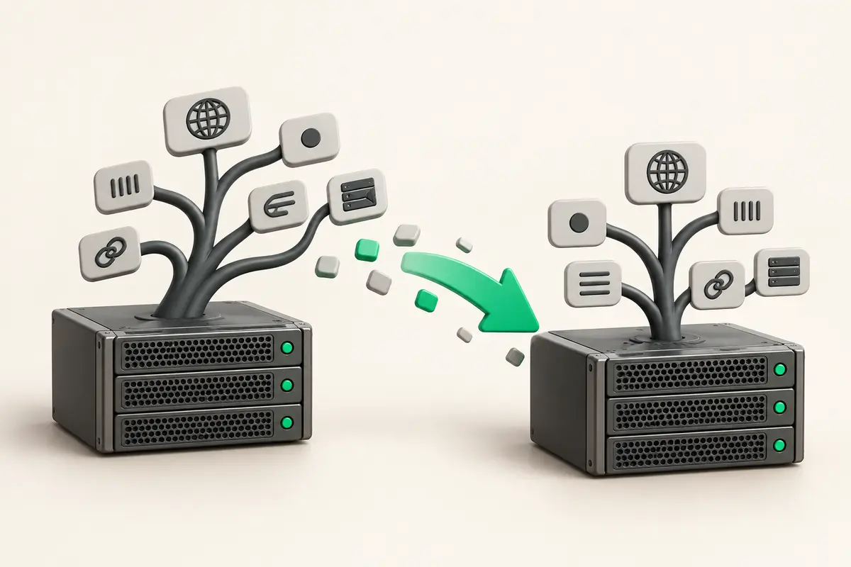 Иллюстрация к статье «Перенос DNS-зоны между серверами имён: BIND и PowerDNS»