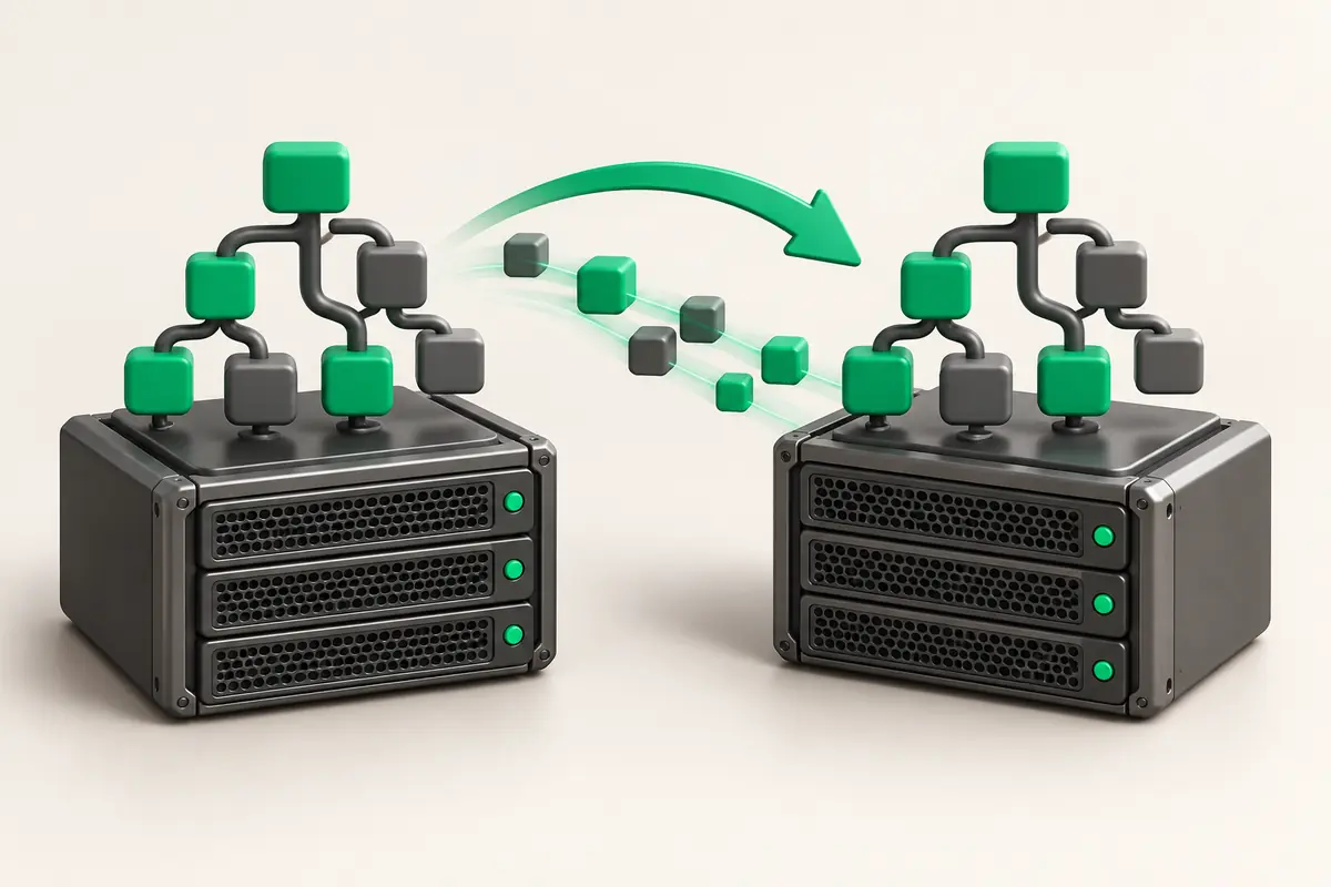 Иллюстрация к статье «Перенос self-hosted GitLab на новый сервер»