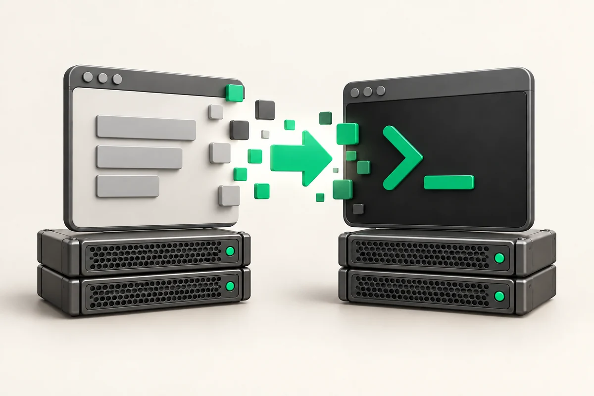 Иллюстрация к статье «Переезд сайта с Windows-хостинга на Linux»