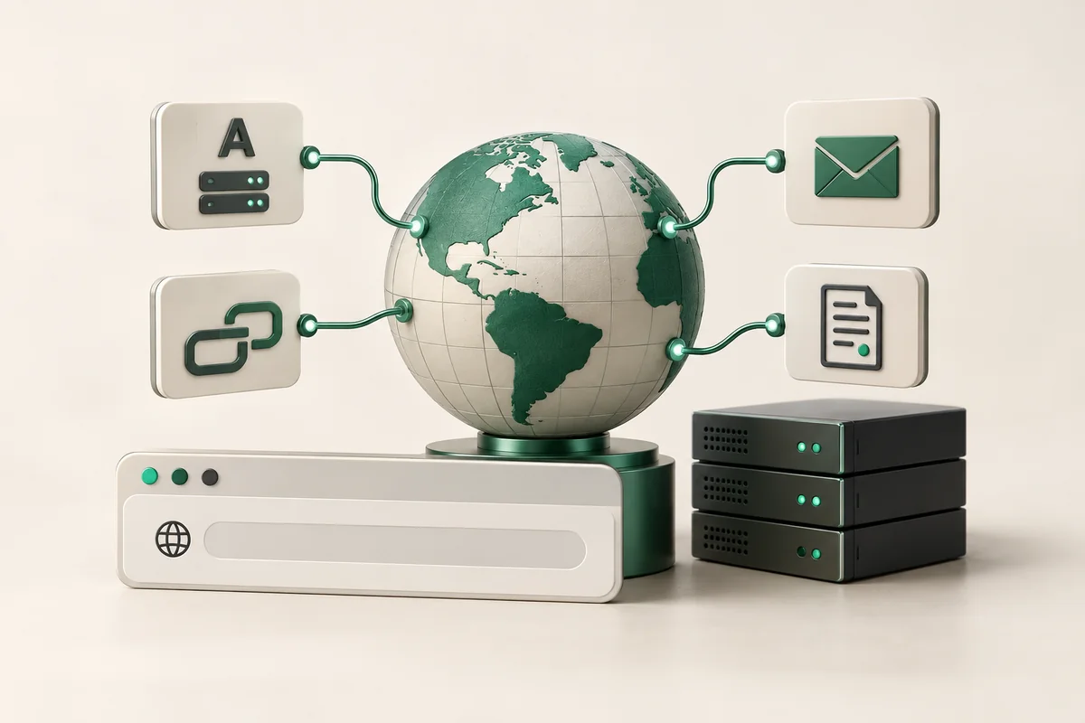 Иллюстрация к статье «Как настроить DNS для домена»