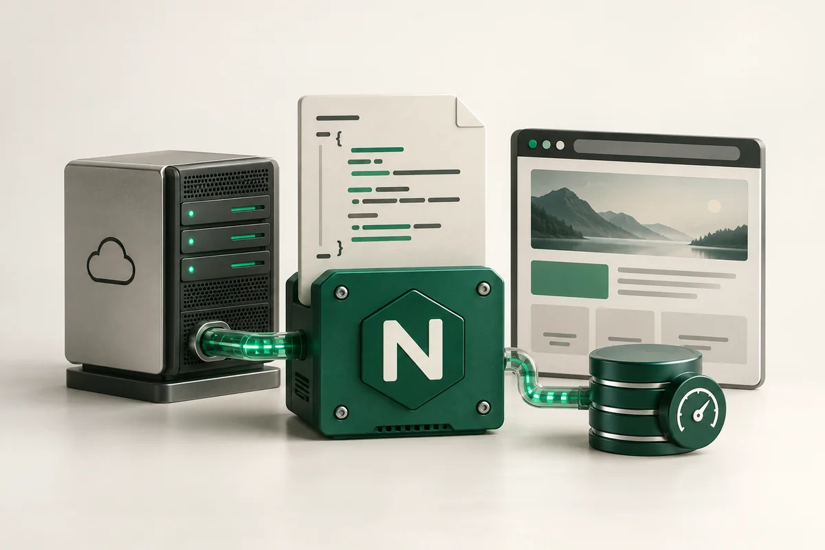 Иллюстрация к статье «Настройка Nginx для веб-сайта на VDS»