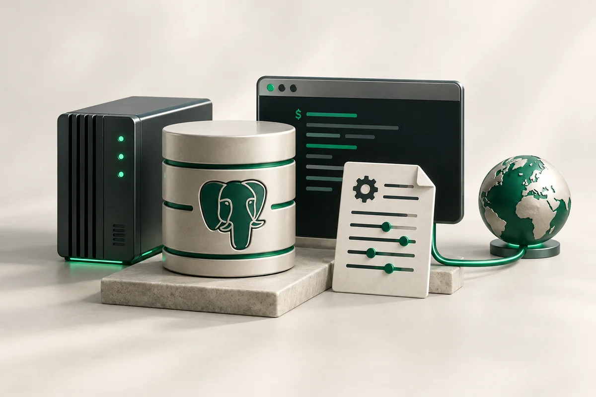 Иллюстрация к статье «PostgreSQL на VPS: установка, настройка и оптимизация»