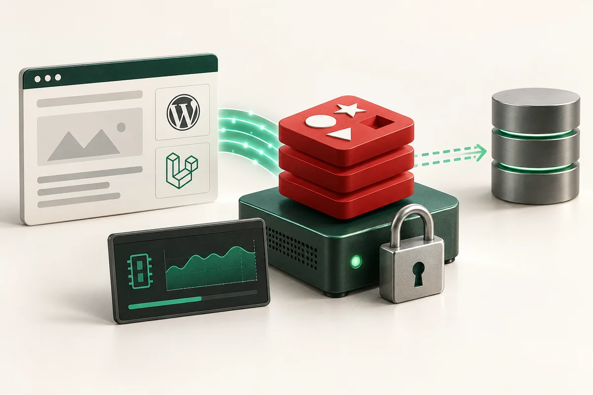 Иллюстрация к статье «Redis на VPS: установка и настройка кэширования»