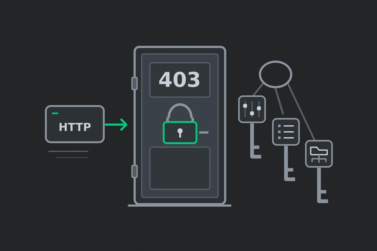 Ілюстрація до статті «403 Forbidden у nginx: часті причини та виправлення»