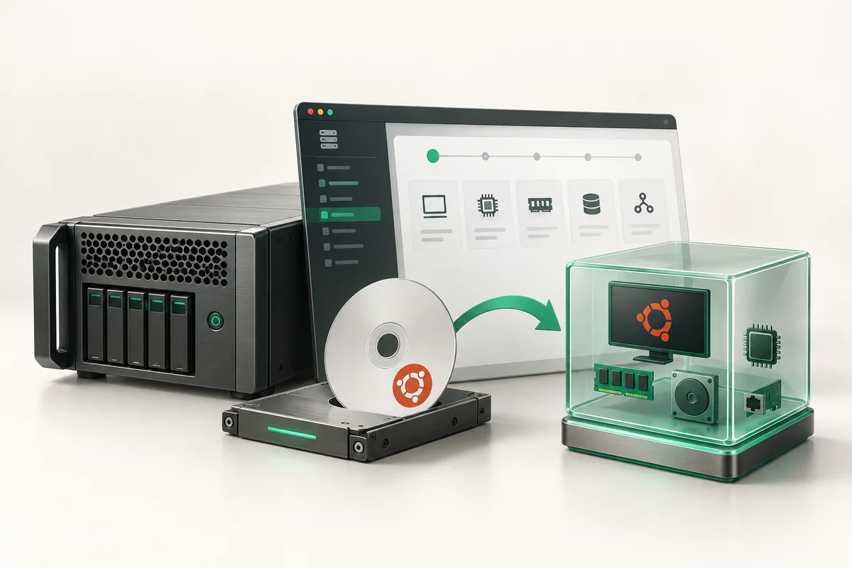 Иллюстрация к статье «Создание виртуальной машины в Proxmox VE: полное руководство»