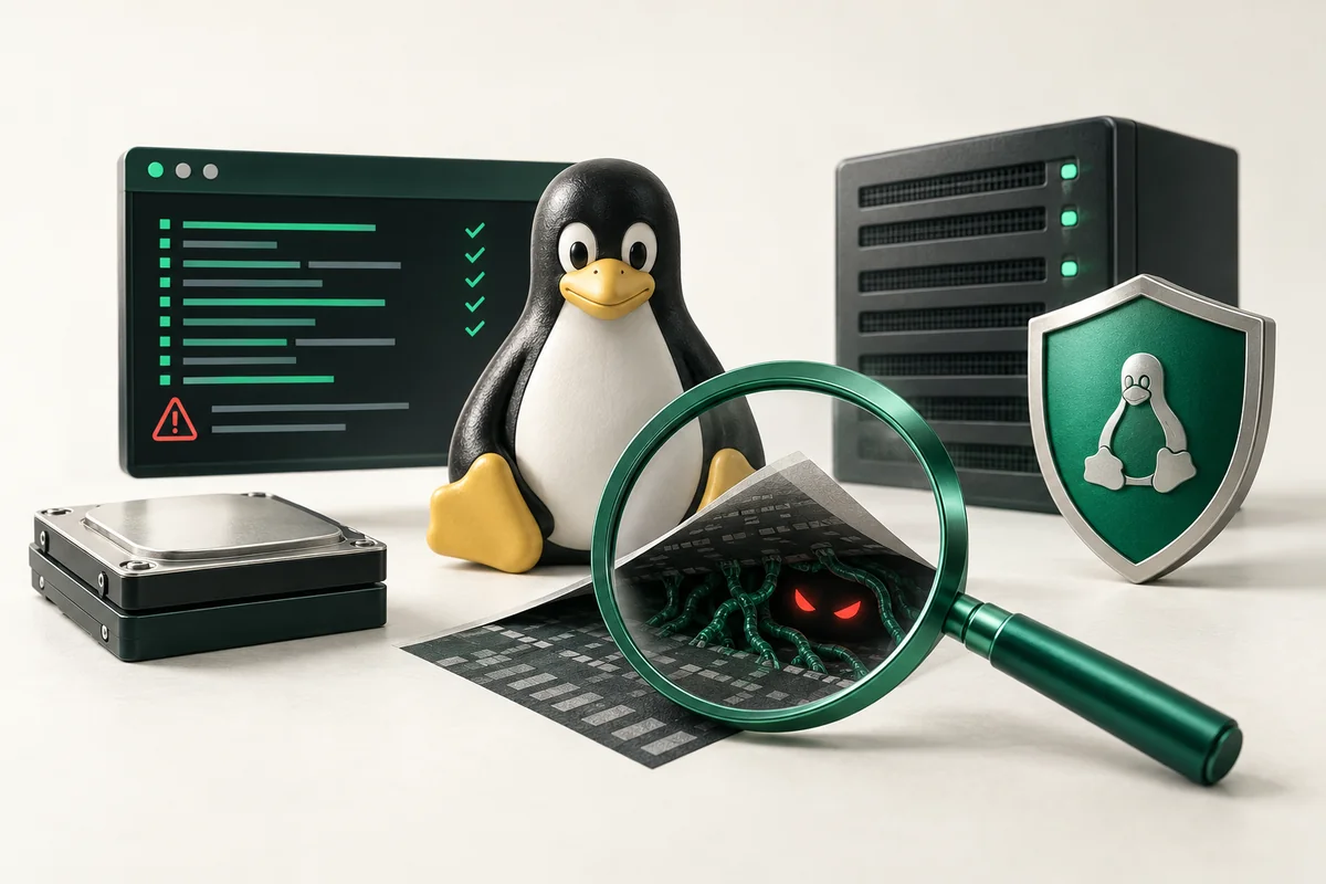 Иллюстрация к статье «Обнаружение руткитов на Linux: rkhunter и chkrootkit»