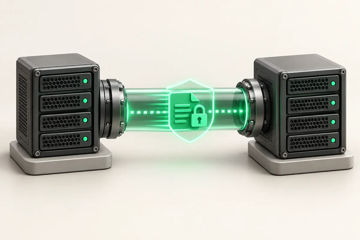 Иллюстрация к статье «SFTP и vsftpd: безопасная передача файлов на VDS»