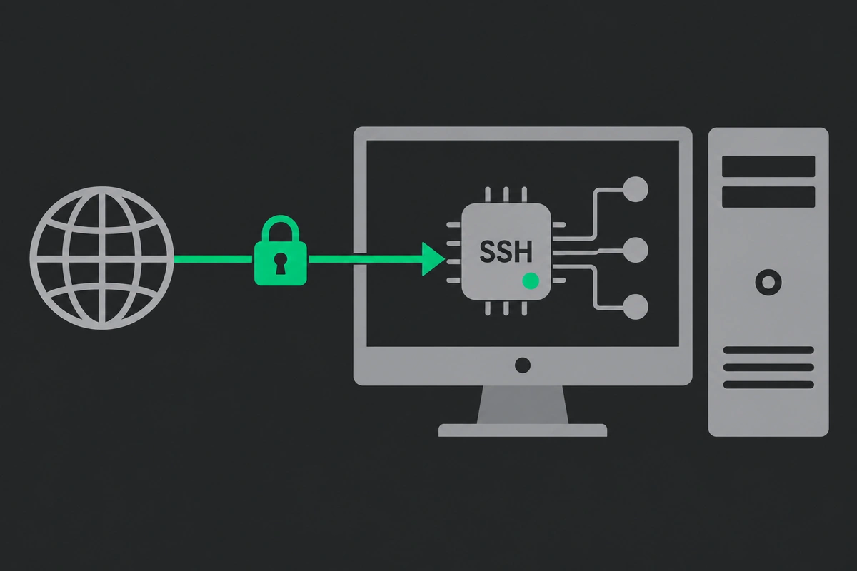 Иллюстрация к статье «SSH-сервер на Windows: как включить и настроить вход»