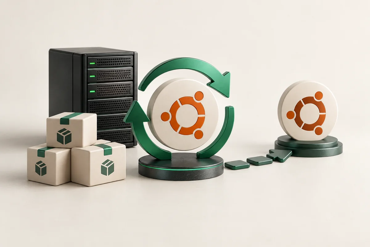 Иллюстрация к статье «Обновление Ubuntu Server: apt upgrade и do-release-upgrade»