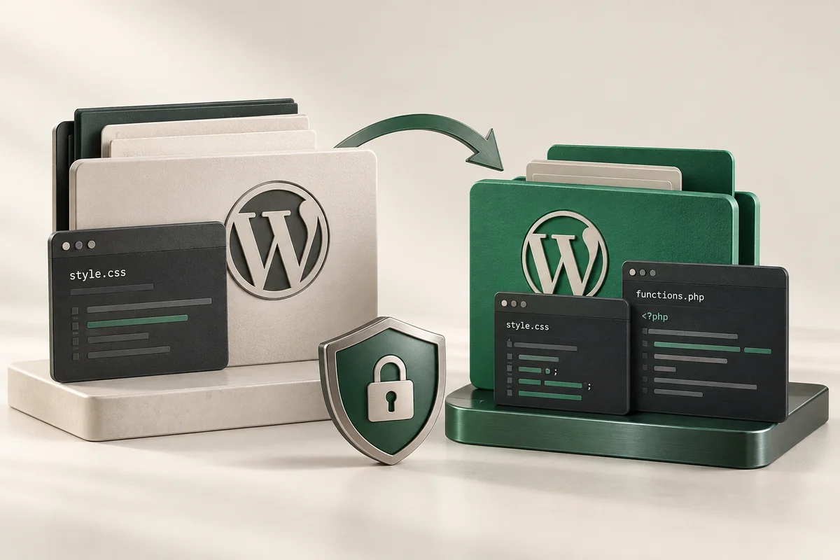 Иллюстрация к статье «Дочерняя тема WordPress: создание и настройка»