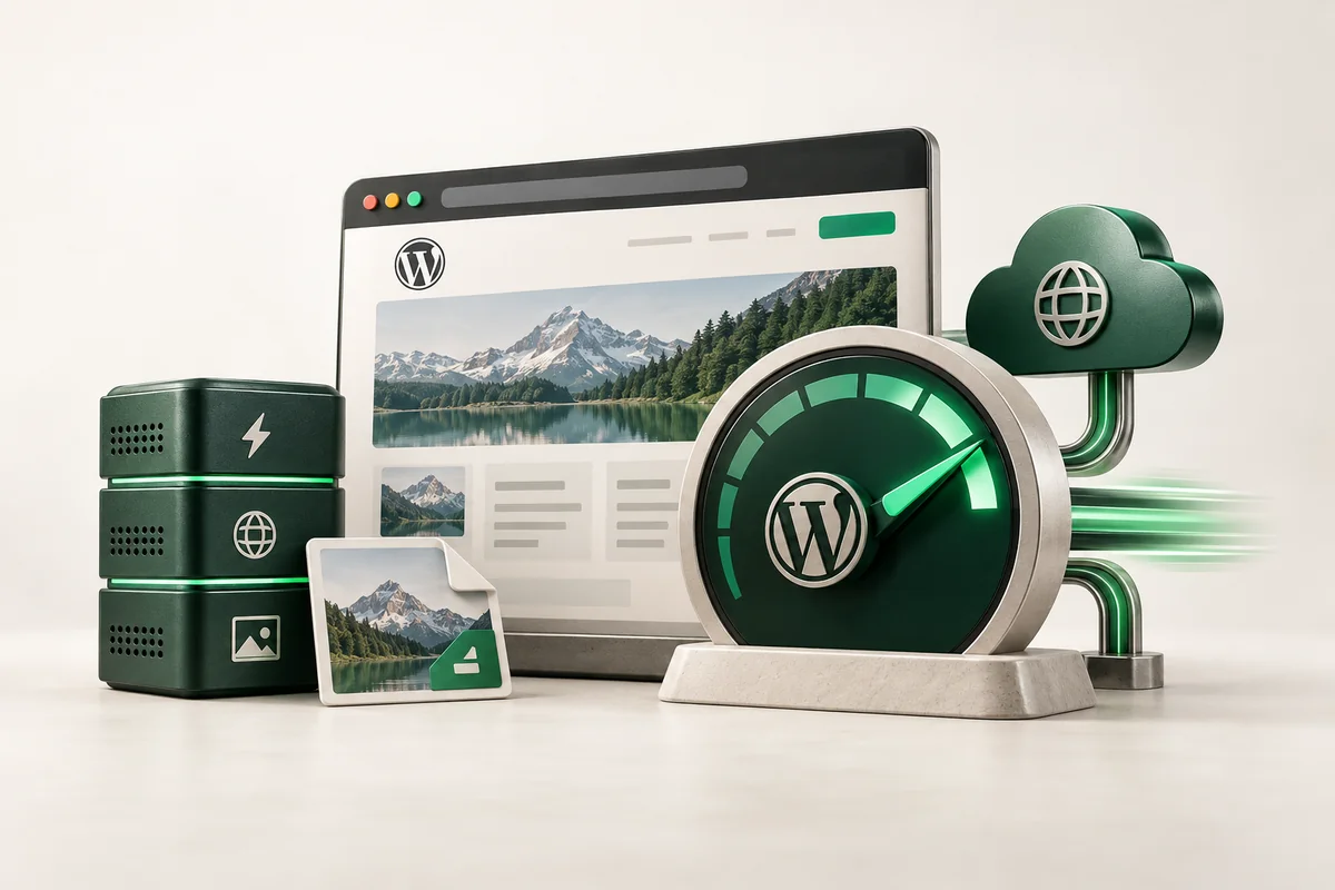 Illustration for “WordPress speed: 10 ways to make your site faster”