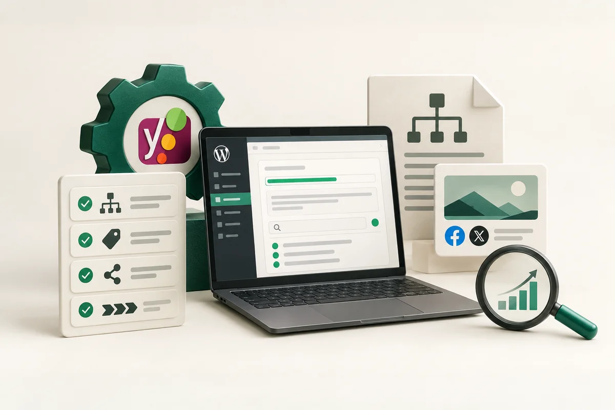 Иллюстрация к статье «Yoast SEO: полная настройка плагина для WordPress»