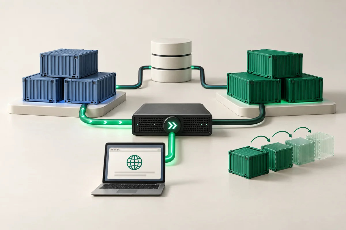 Illustration for “Zero-Downtime Deploy: Blue-Green and Rolling Strategies”